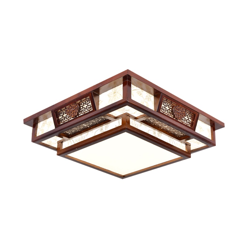 环森中式卧室灯实木LED吸顶灯新中式合集中国风复古仿古灯具灯饰家用餐厅过道阳台灯