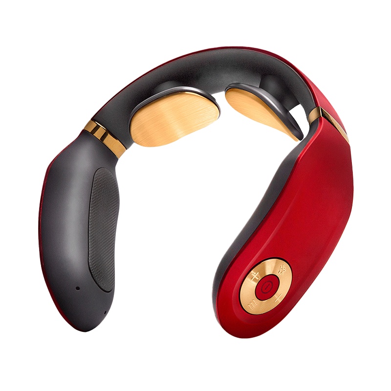 SKG颈椎按摩器按摩仪天猫精灵款AI语音声控家用脖子热敷(4998 AI款蓝色)款