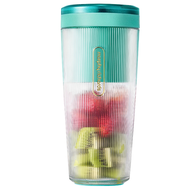 摩飞榨汁杯家用水果迷你小型果汁杯电动便携式炸果汁机无线榨汁机MR9800薄荷蓝