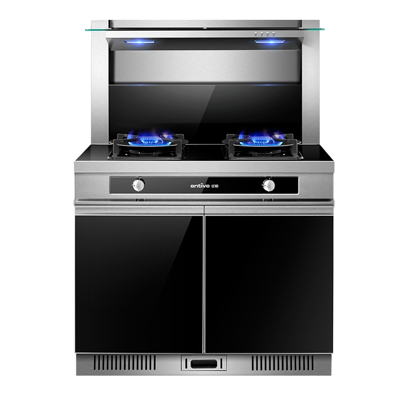 entive/亿田 B15AGMH集成灶 侧吸下排环保灶烟灶一体灶套装 正品液化气