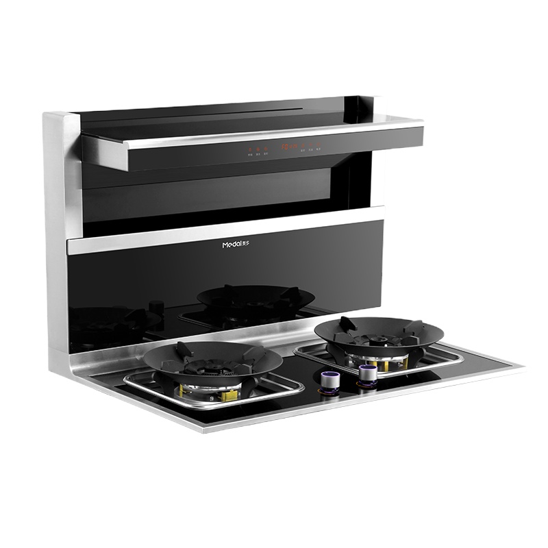 美多(Medal)集成灶A1-B3/分体式油烟机燃气灶 下排侧吸 油烟机一体灶套装大火力猛火灶 液化气