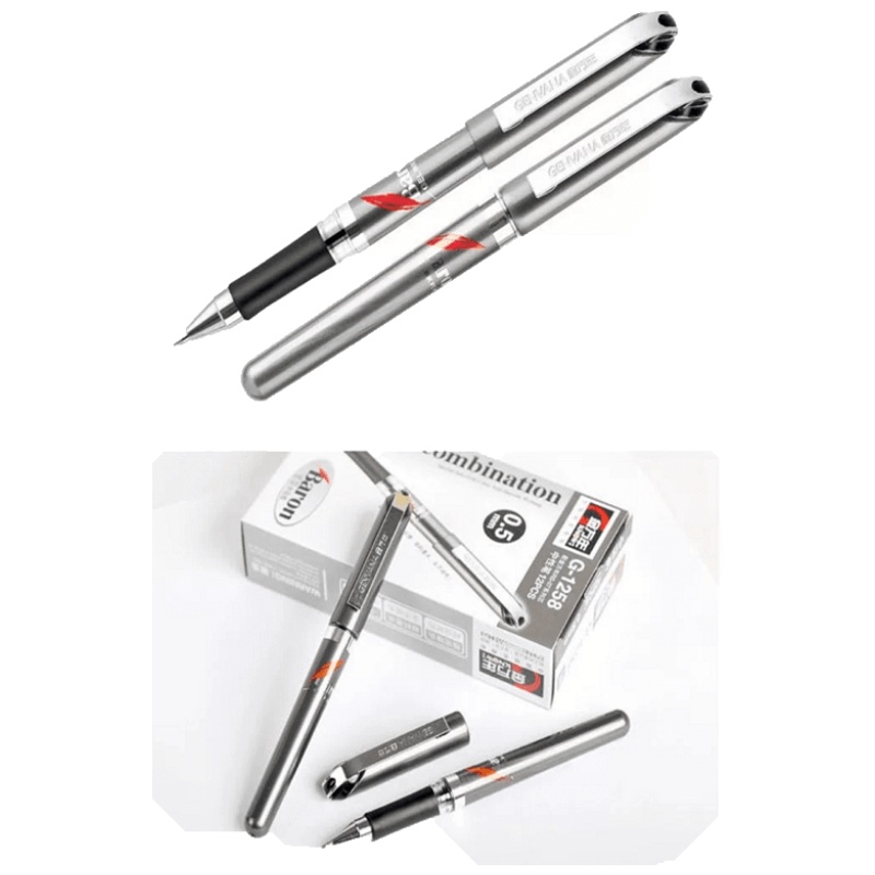 金万年 珠光金属笔夹0.5MM 钢夹水笔商务签字笔 G-1258