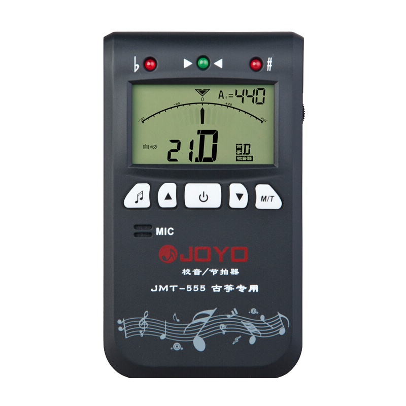 卓乐(JOYO)古筝调音器 校音器节拍器吉他定音器 乐器配件三合一 JMT-555
