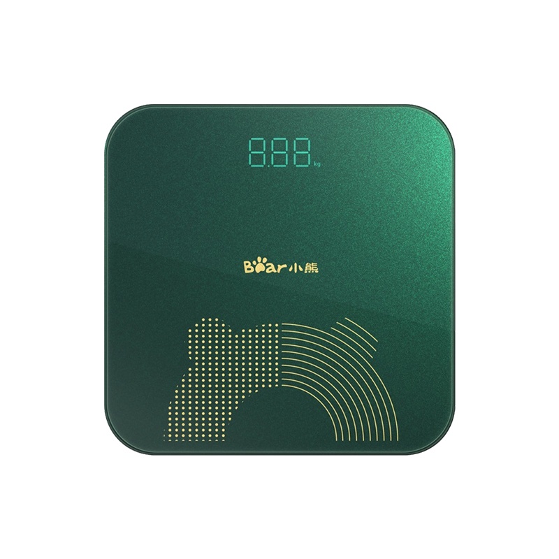小熊(Bear)电子秤体重秤人体秤家用宿舍充电款称重器高精度健身减肥运动健康称 DZC-D18A1 28cm充电款
