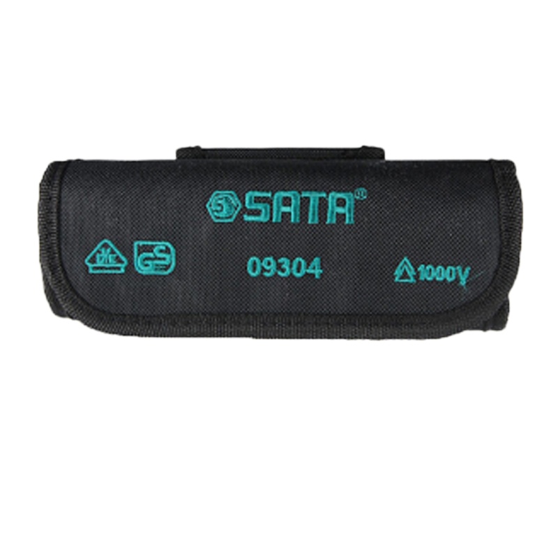 世达09304 10件可换头VDE绝缘耐压螺丝批组套电工螺丝刀改锥组套 1套