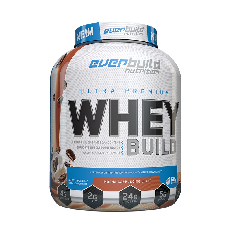 EB健型everbuild 乳清蛋白质粉蛋白肌肉粉健身男女健肌粉whey蛋百粉5磅巧克力榛子味