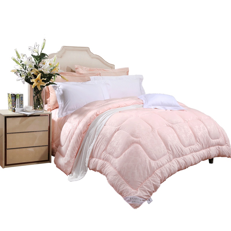 富安娜家纺秋冬被芯单人双人婉悦纤维被保暖被芯被子磨毛纤维被 婉悦四季被