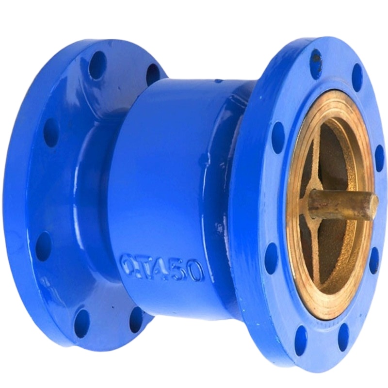 DONTA HC41X球墨铸铁法兰消声止回阀 DN100 长160mm1个