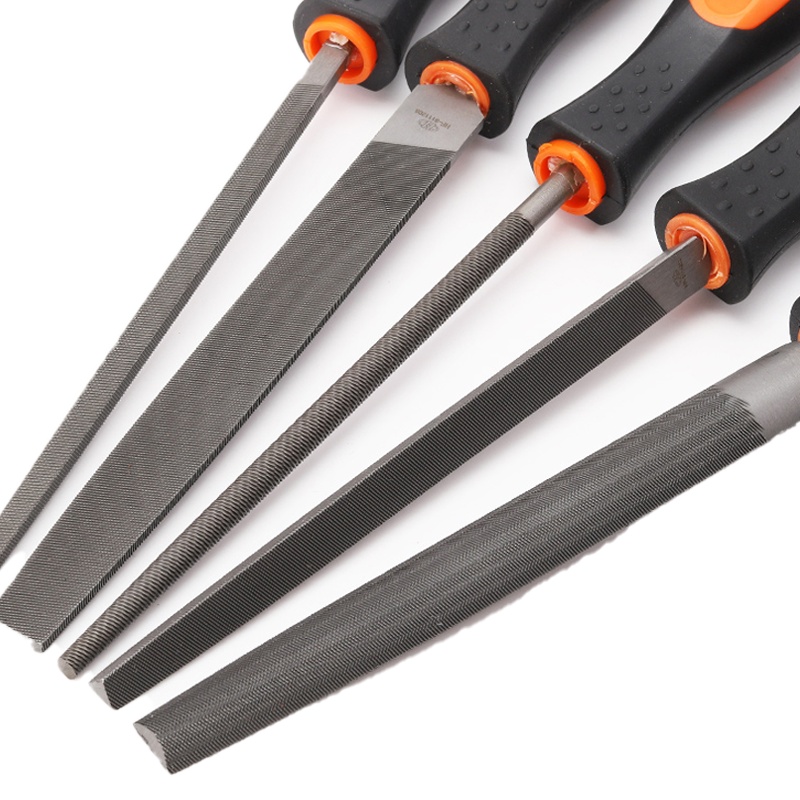 华丰巨箭(HUAFENG BIG ARROW)国际款中齿方锉（双色套柄）HF-6115212G/5支