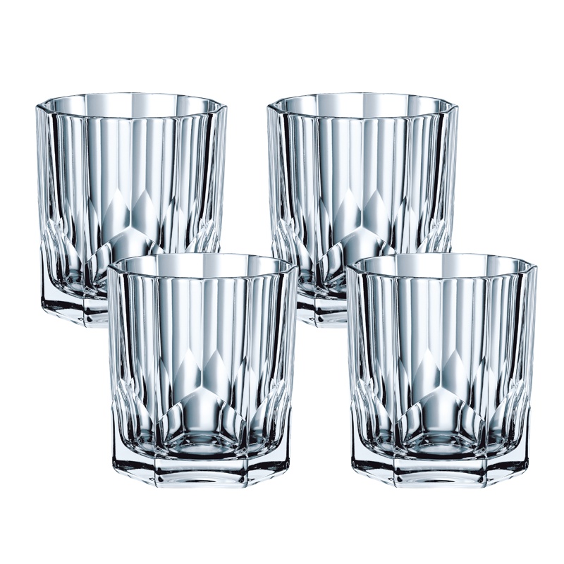 德国NACHTMANN奈赫曼阿斯彭系列威士忌杯水杯通用杯水晶玻璃杯(4只装)