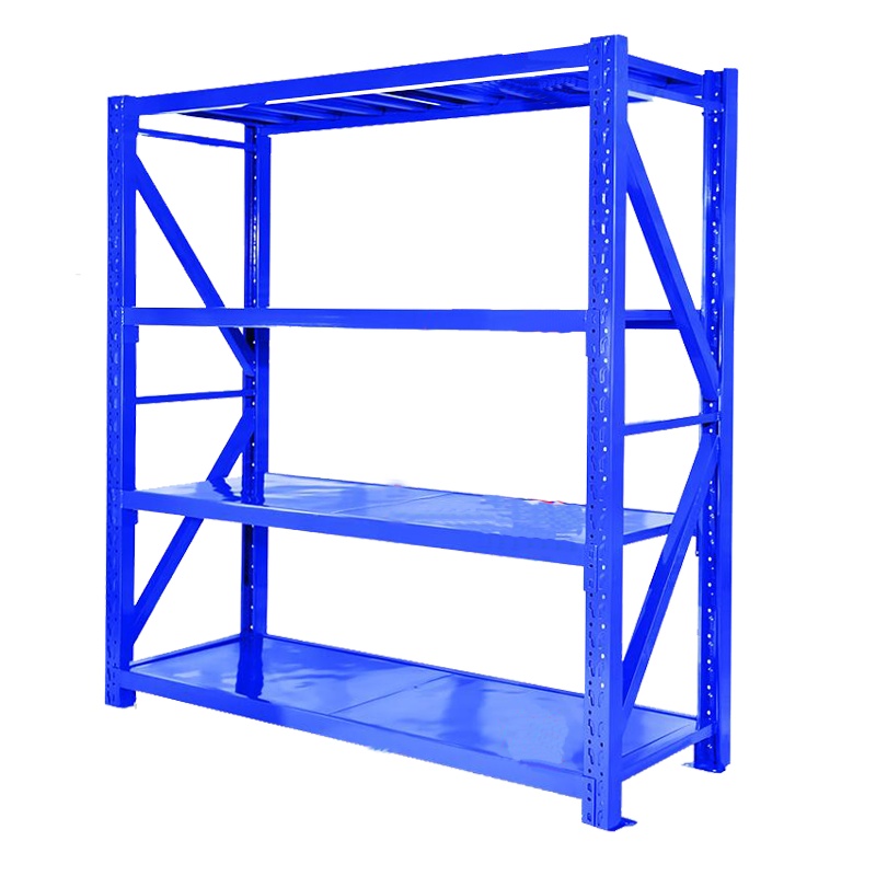 瑞丰杰-钢制中型层板货架仓储层架收纳架置物架材料架 RJ-HJ02 1500x500x2000mm