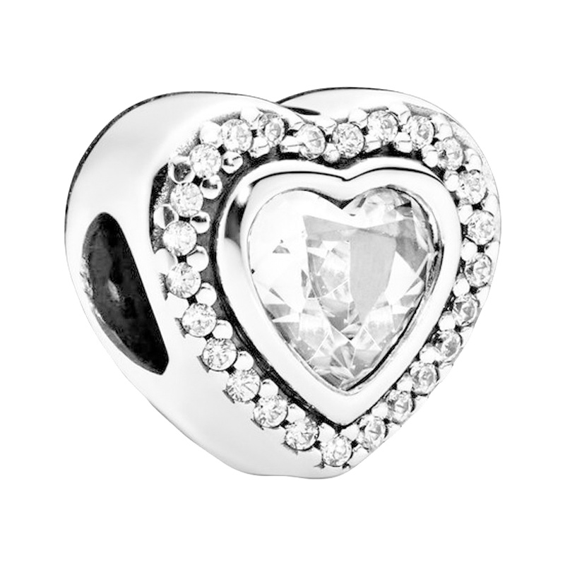 PANDORA潘多拉 925银闪耀爱情 925银串饰 797608CZ 797608CZ可搭配手链项链