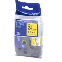 兄弟(brother)TZe-651 24mm黄底黑字标签色带(适用PT1650/7600/2700/3600) 新