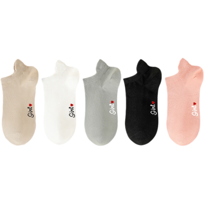 蓓乐妃白袜子女短袜棉祙夏季薄款日系可爱春夏款浅口不掉跟时尚百搭夏天学生全棉低帮袜