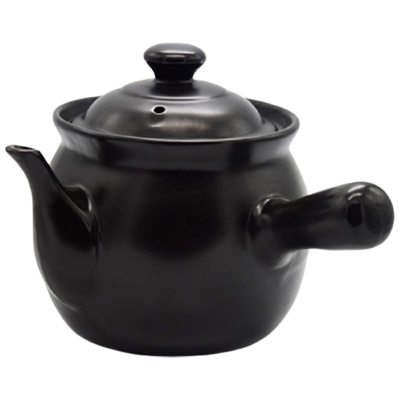 老式熬中药壶熬药砂锅家用煎药砂锅药罐子烘焙精灵陶瓷煮中药炖锅燃气明火_白色中药壶3.4L加厚版送过滤网