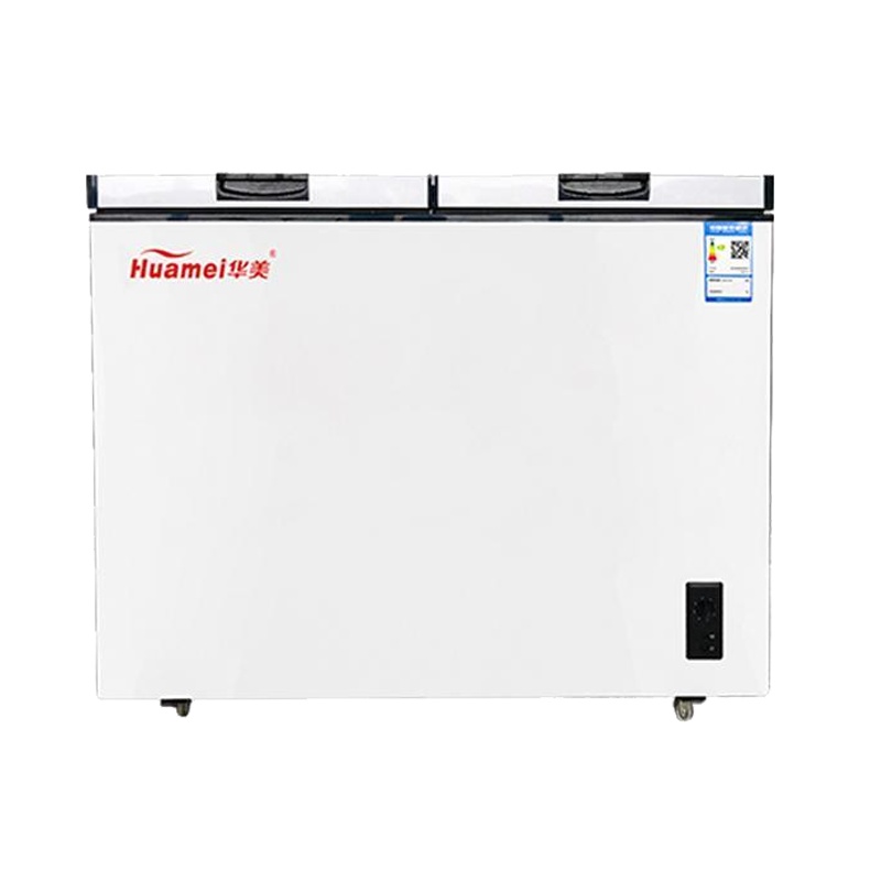 华美(Huamei)BC/BD-466升商用大卧式大冰库冷柜 冷藏冷冻转换柜 卧式双门顶开冰柜展示柜