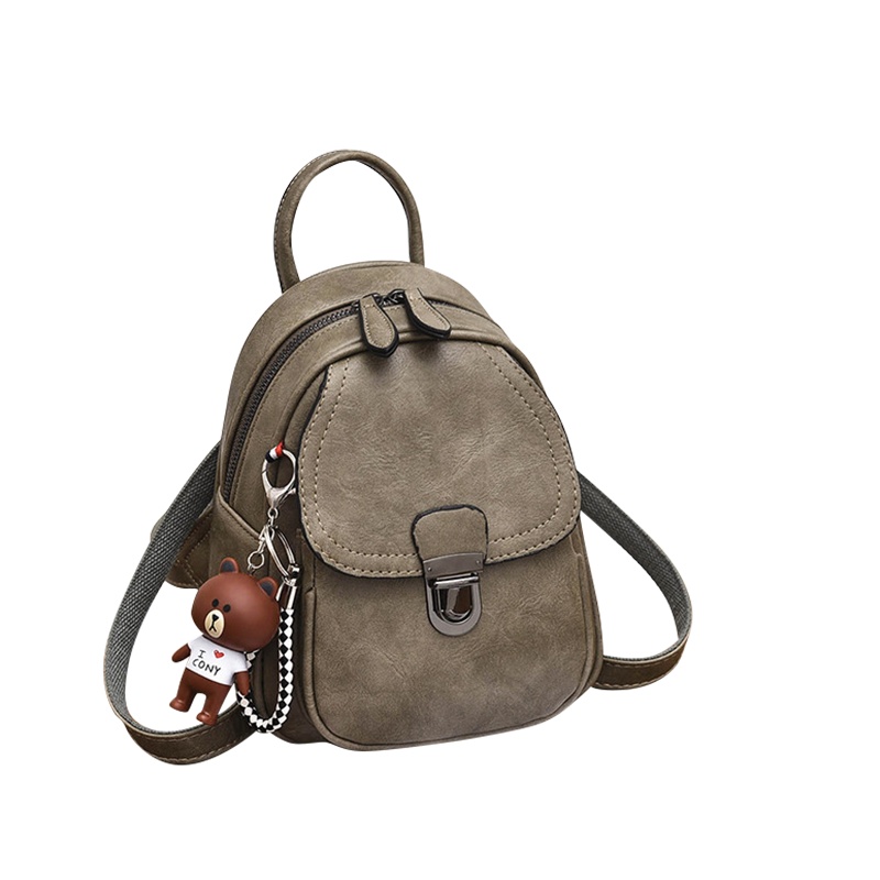 双肩包女2021新款韩版女包软皮背包时尚女士包包