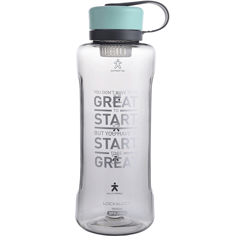 乐扣乐扣旗舰店tritan水杯大容量塑料杯水杯便携运动随手杯大号茶杯gk