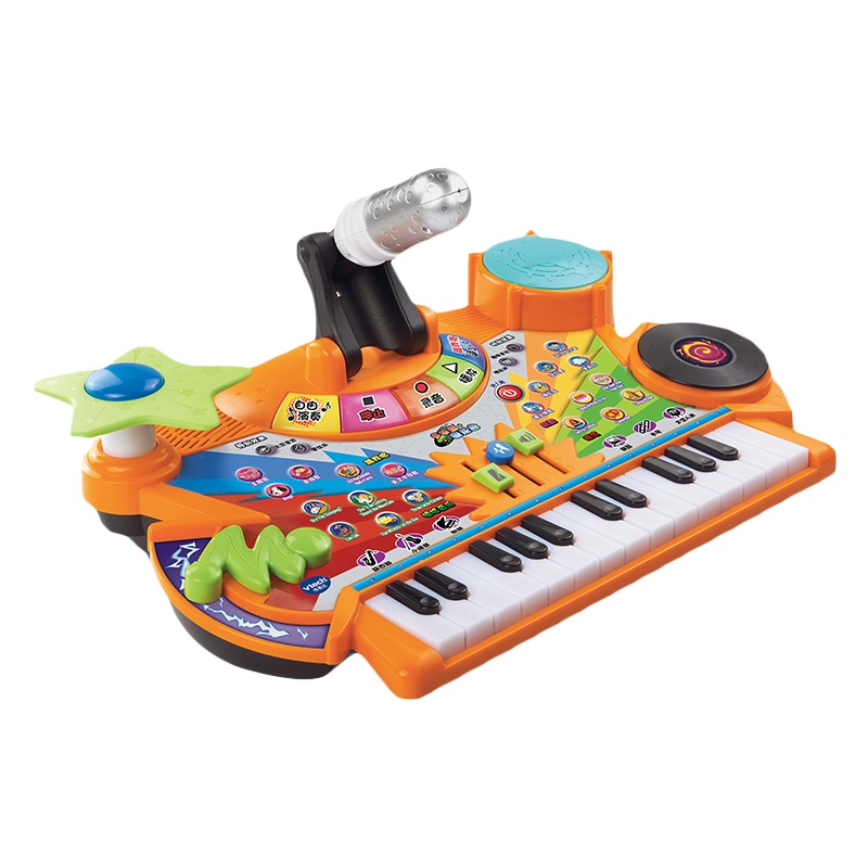 Vtech伟易达多功能音乐台电子琴玩具儿童钢琴带麦克风早教男孩女孩玩具3-5岁