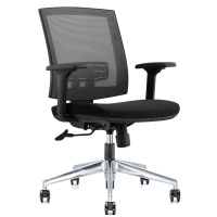 钜晟 办公椅滚轮转椅网布人体工学员工椅ZCH-153B-PU