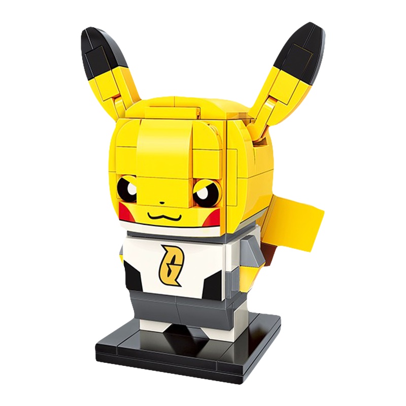 keeppley宝可梦皮卡丘积木小颗粒拼装拼插组装男孩女孩玩具室内摆件宠物小精灵宝可梦系列