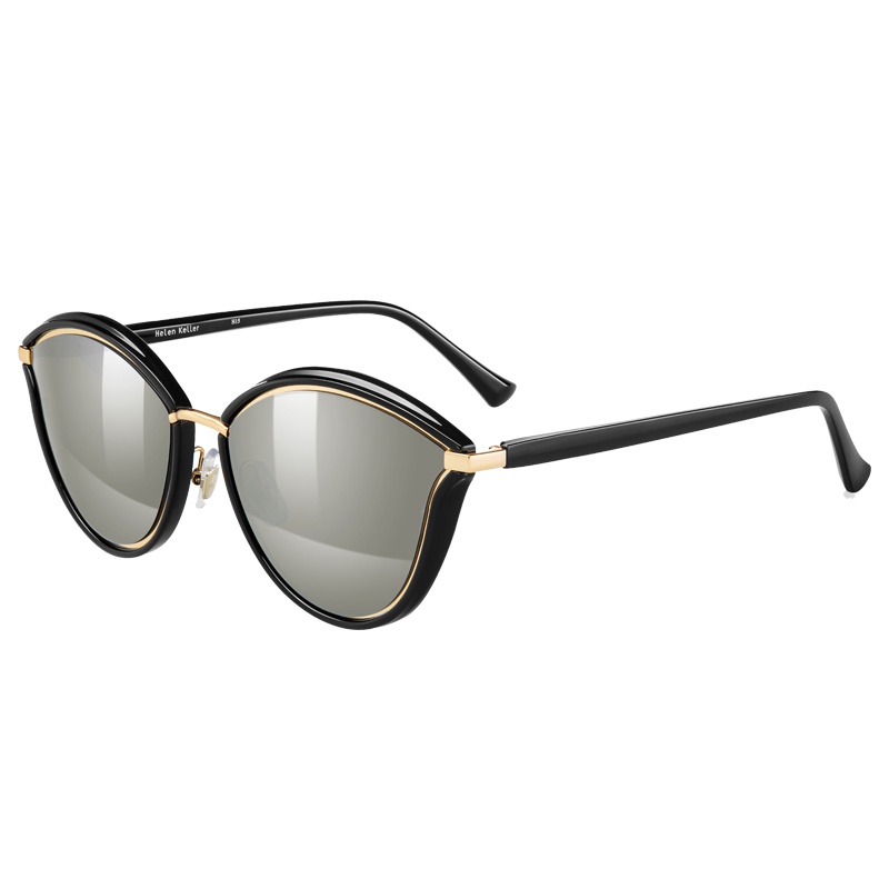 海伦凯勒 新款女士小脸墨镜时尚潮太阳镜炫彩个性偏光驾驶镜 H8709