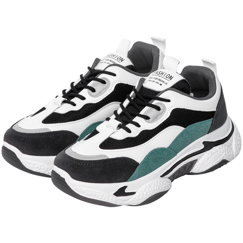 森林公主女鞋春季新舒适简约百搭老爹鞋气质时尚休闲松糕鞋女