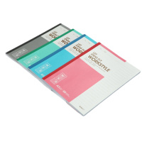 晨光(M&G)APYJS411 A5/60页软抄本10本装 无线装订本 胶装本 记事本 笔记本子 会议记录本 混色