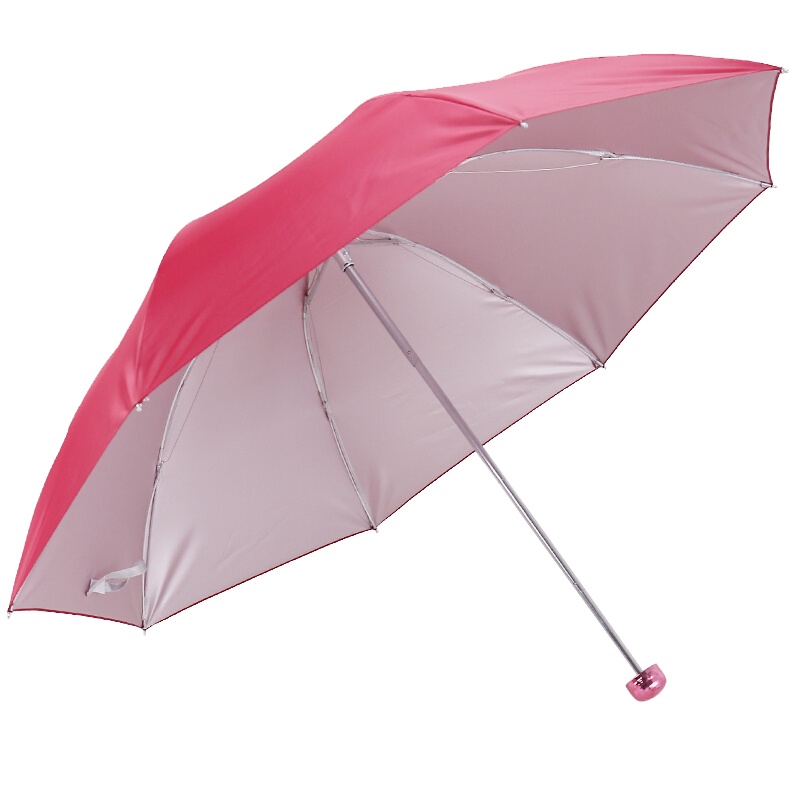 天堂 三折伞 336T 多色超轻晴雨伞银胶高密聚酯礼品伞 57*8k（单位：件）