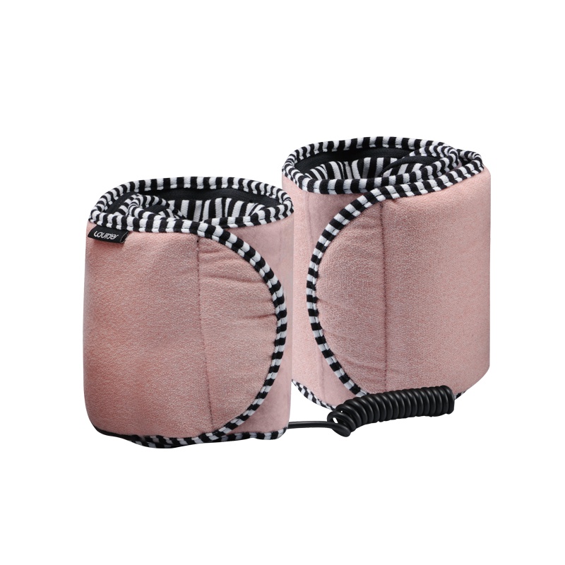 ATEX腿部按摩器 多功能家用脚部小腿按摩仪振动热敷腿部按摩仪(黑色)