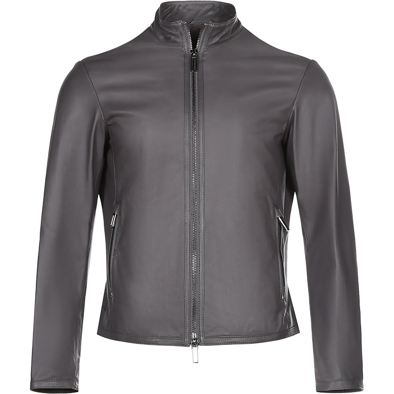 EMPORIO ARMANI 阿玛尼 男士 羊皮革皮衣夹克外套A1R04P A1P16