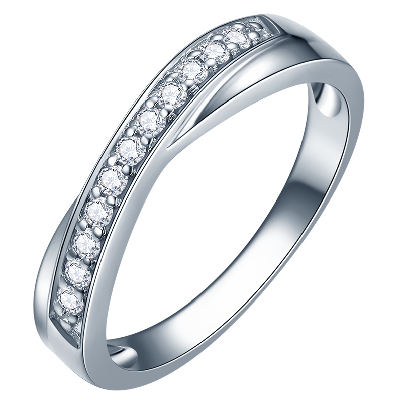 佐卡伊钻戒 轨迹 钻石情侣对戒18K金对戒正品女戒男戒婚戒