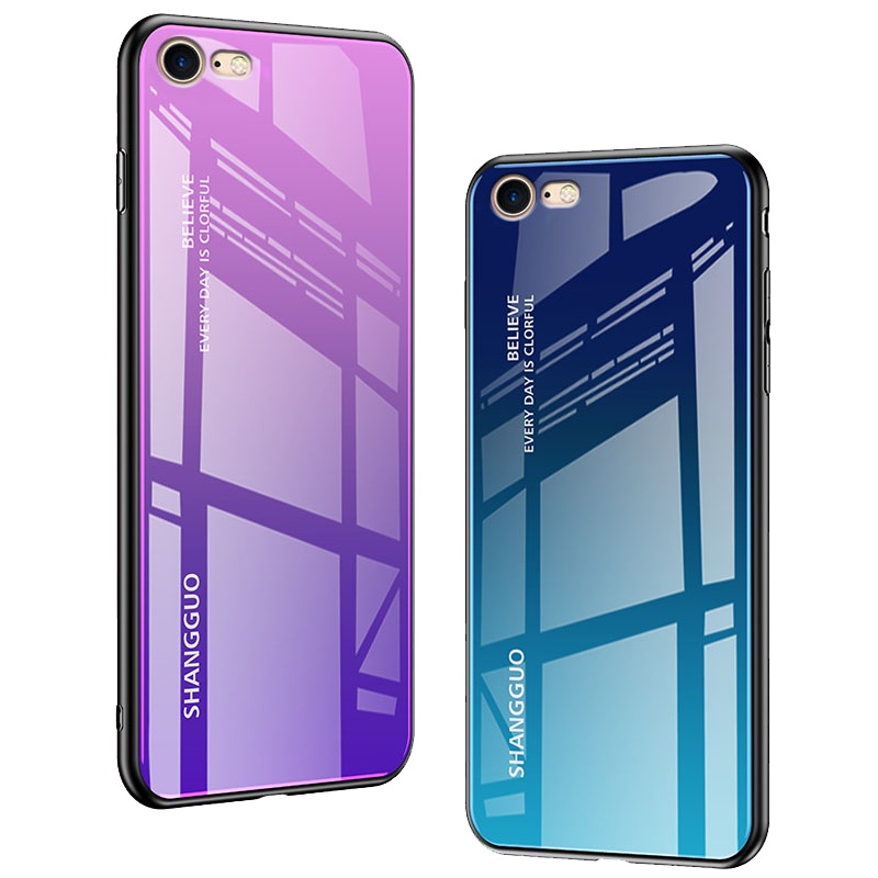 KONEL 苹果12/11pro手机壳iphoneXsMax钢化玻璃壳电镀防摔xr全包iPhone8plus硅胶轻薄7p