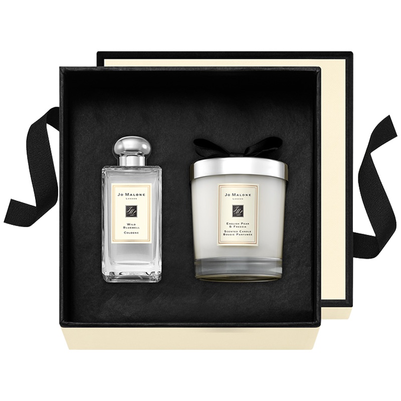 祖马龙(Jo Malone)居家香氛明星礼盒 蓝风铃香水100ml+蓝风铃蜡烛200g