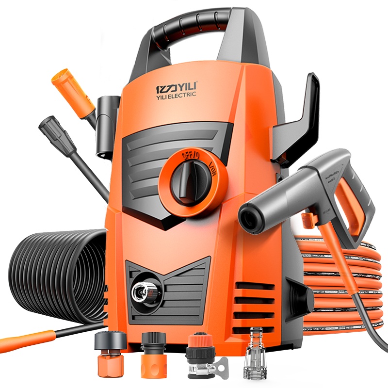 亿力 YILI 家用洗车机 高压清洗机 多功能清洗机 洗车水枪 汽车用品 YLQ4435C-90A 220v