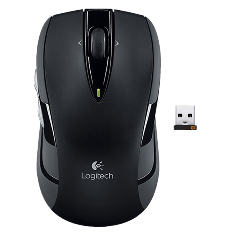 罗技(Logitech)M546无线鼠标双轴滚轮 黑色 家用办公电脑笔记本