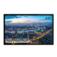 洛菲特(LOFIT)43英寸壁挂广告机 智能网络LED高清数字标牌 分屏商业显示器I3电脑一体机 LFTD43GW3