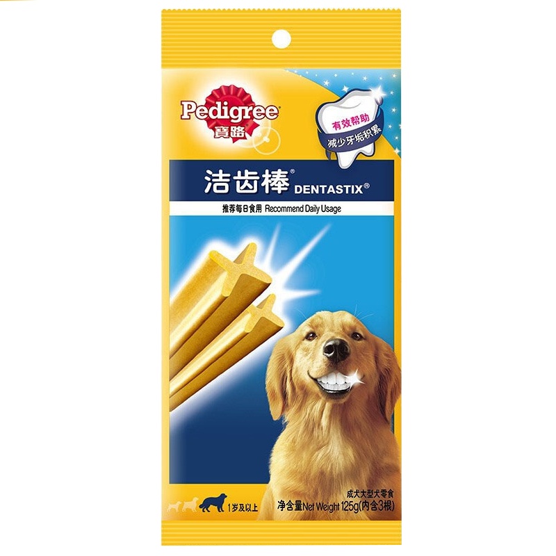 宝路大型犬洁齿棒125g* 12袋/盒