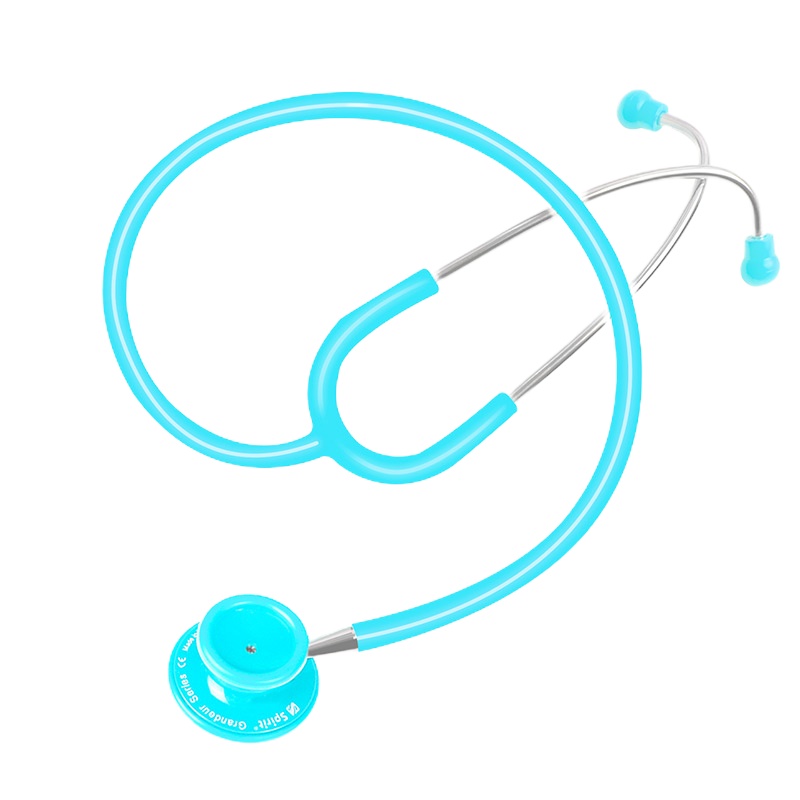 Spirit听诊器医用专业进口单双面轻巧听筒血压胎心儿童成人 史必锐轻双浅蓝