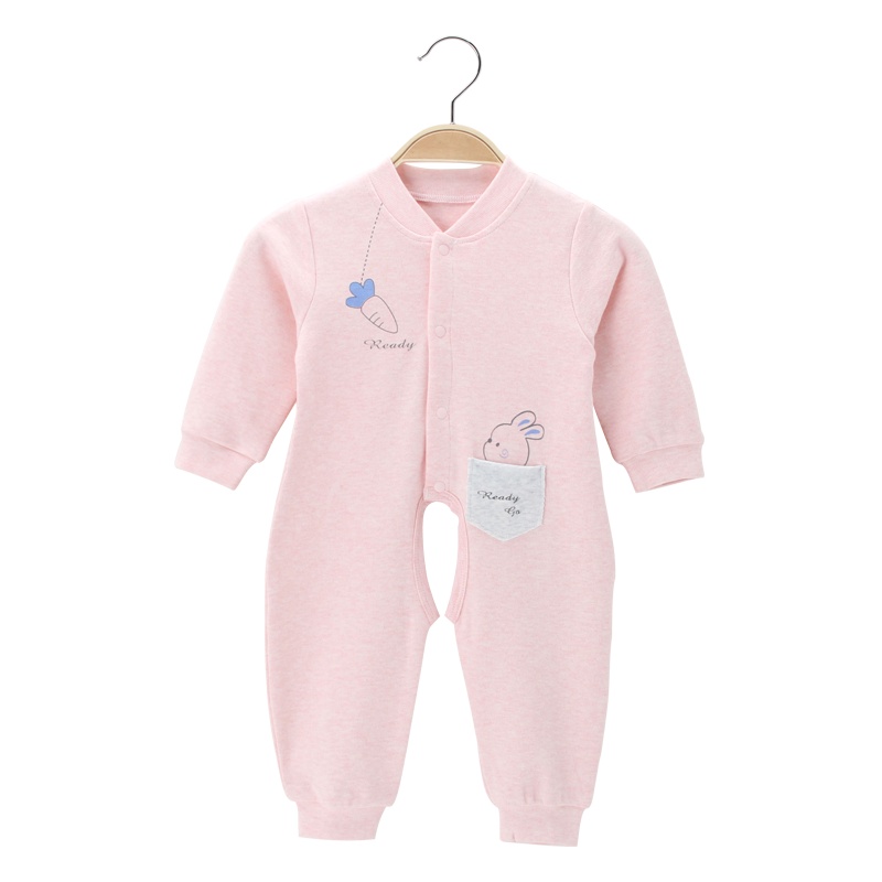 小马波迪婴儿连体衣纯棉长袖睡衣新生儿衣服春秋冬套装初生男宝宝哈衣爬服