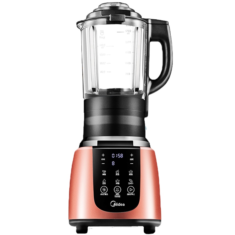 美的(Midea)破壁机WBL1021S家用加热破壁料理机榨汁机搅拌机辅食机智能保温豆浆机