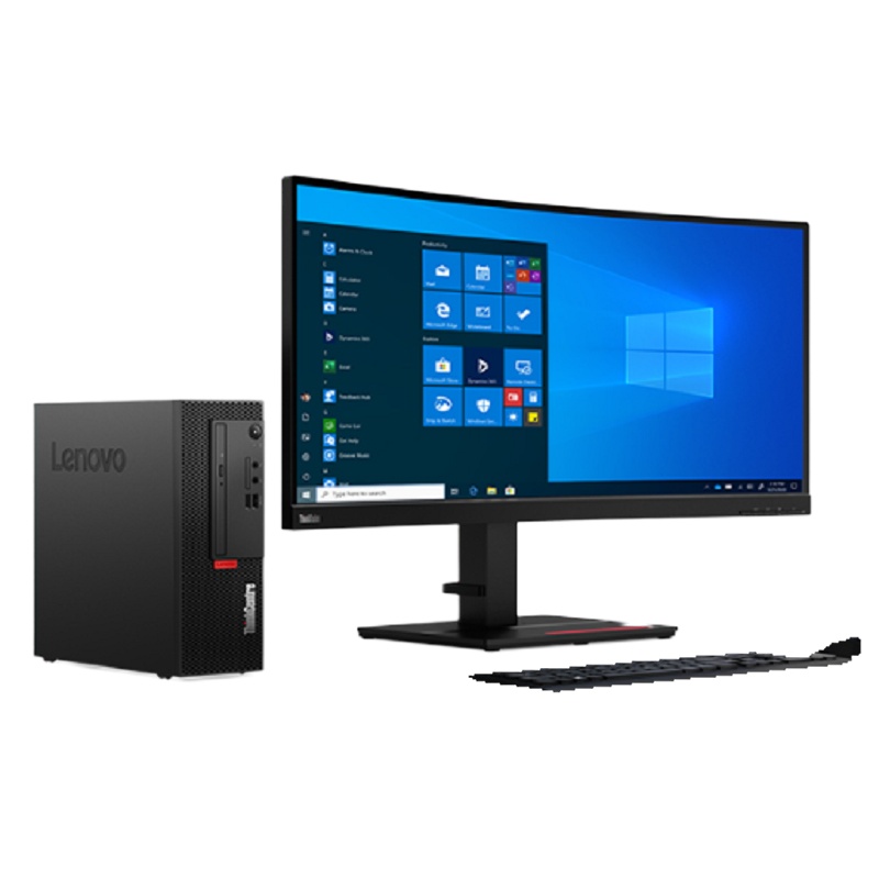 联想台式电脑ThinkcentreM730e(I5-10500 8G 128G+1T Win10P 21.5寸三年保)