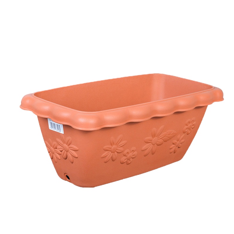 爱丽思花盆环保塑料大号多肉植物加厚仿陶瓷树脂种菜爱丽思长方形种植盆