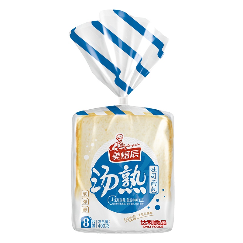美焙辰汤熟吐司原味800g