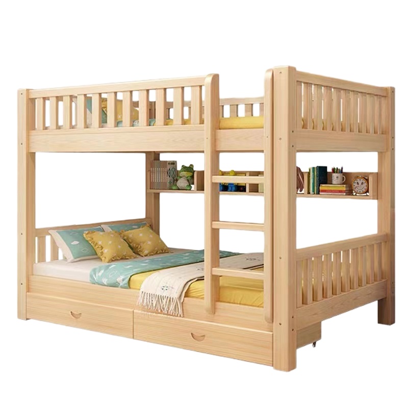 景鹏双层床上下铺木床 JP-0051