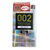 [002标准/中号/12片]OKAMOTO冈本002标准版 12只/盒