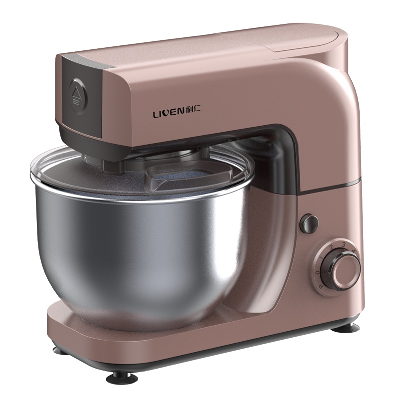 利仁(Liven)家用和面机多功能小型发面机揉面机搅拌机打蛋器绞肉灌肠机 4.8L容量 旋钮机械式CSJ-X805
