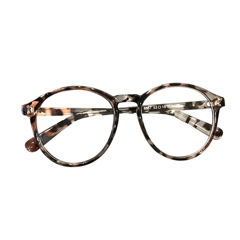 阅读之美韩版学生素颜平光镜磨砂黑大框眼镜女圆脸显瘦镜框架百搭潮款