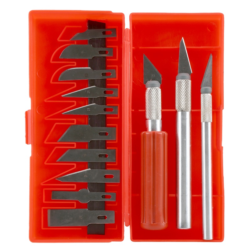 赛拓（SANTO) 1847 雕刻刀 模型刻刀 工艺雕刻 美术工具 壁纸墙纸贴膜刀 美工刀 套装