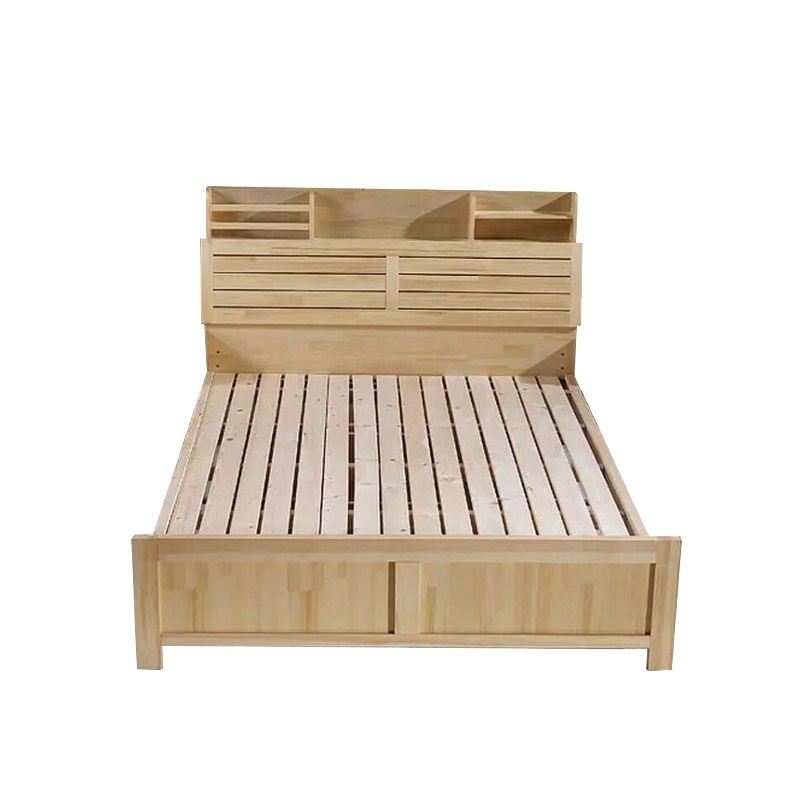 <万保>床 现代简约床 木质床 宿舍休息床 员工宿舍床 单人床